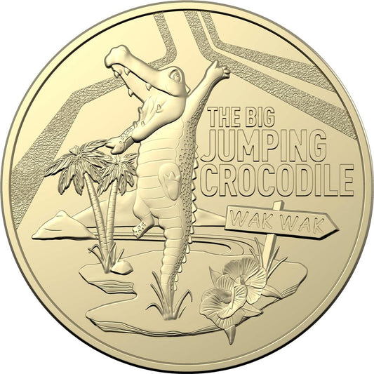 2023 $1 Aussie Big Things – The Big Jumping Crocodile Uncirculated Coin from mint bag