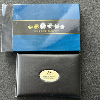 2010 Royal Australian Mint 6 coin Proof Set