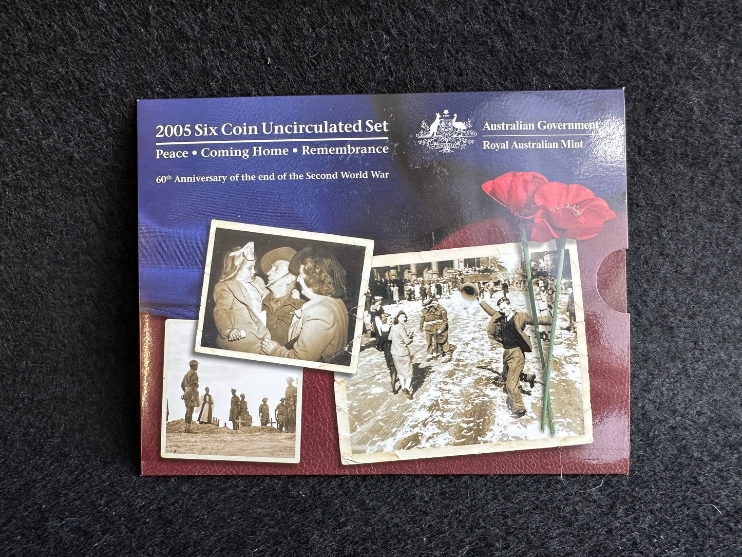 2005 Royal Australian Mint Coin Set Coming Home