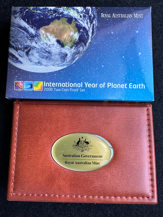 2008 International Year of Planet Earth Proof 2 Coin Set