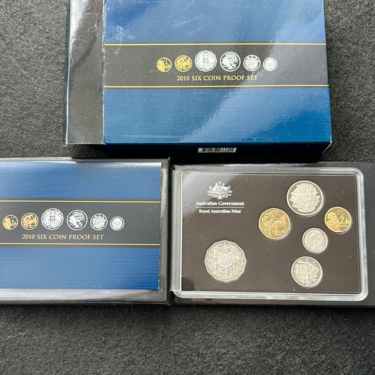 2010 Royal Australian Mint 6 coin Proof Set