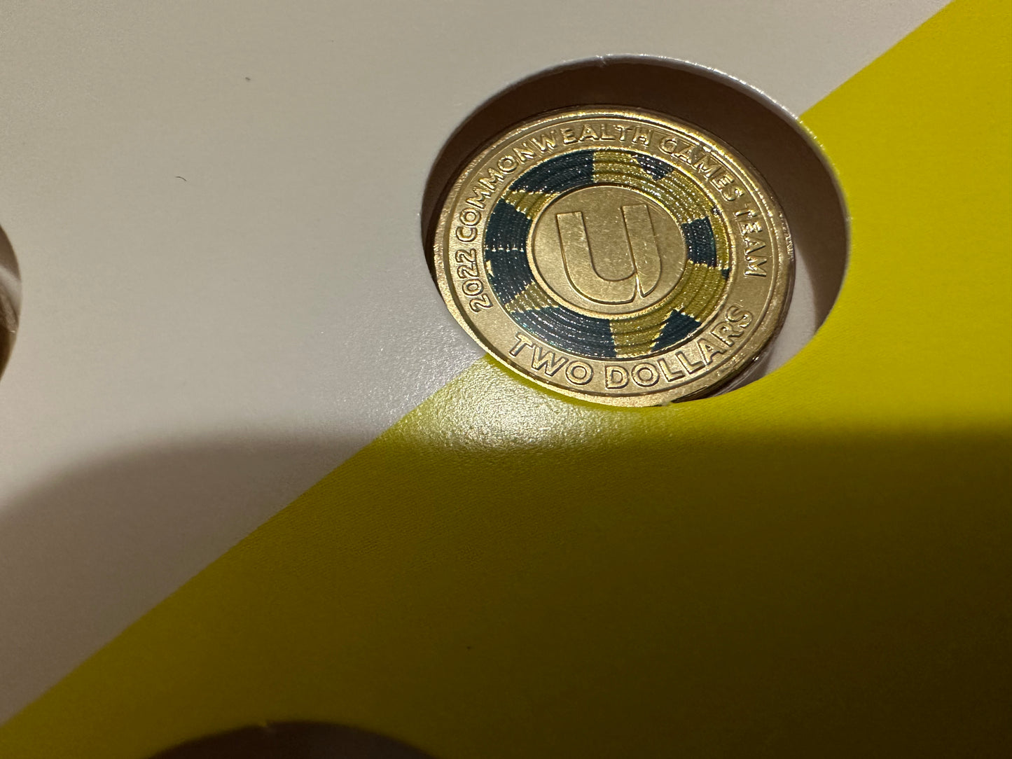 2022 Australian Commonwealth Games Team 7 Coin Collection in folder