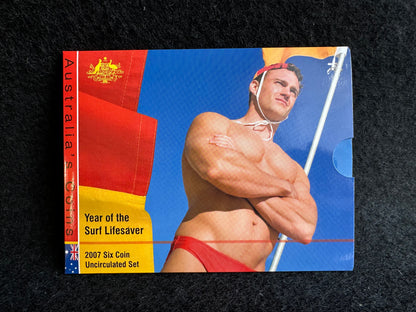 2007 Royal Australian Mint Coin Set Year of The Surf Lifesaver