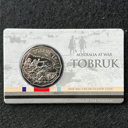 2015 Australians at War - Tobruk 50 cent Uncirculated Decimal Coin