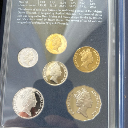 1996 Royal Australian Mint 6 Coin Proof Set