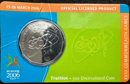 2006 Melbourne XVIII Commonwealth Games UNC 50c