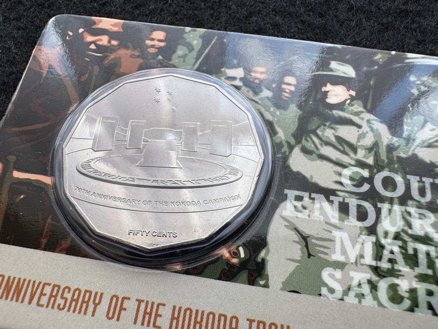 2012 Fifty Cent Kokoda Trail 70th Anniversary (50c) Uncirculated Australian Decimal Coin