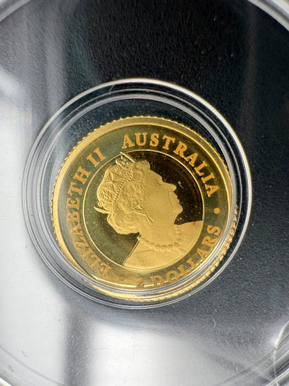 2011-2024 Collector Set of 14 Miniature Kangaroo Series 0.5 gram Gold $2 coin