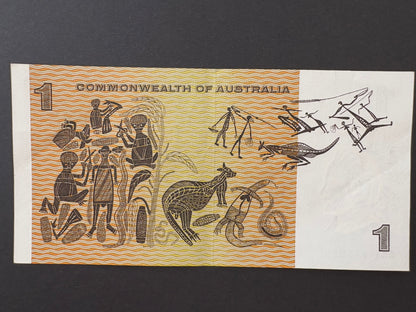 1966 $1 Australia Paper Banknote - Coombs Wilson - AAX  973909