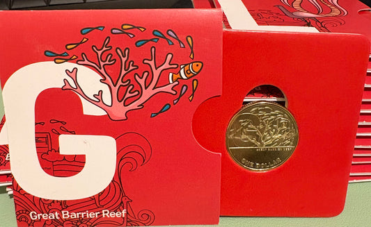 2021 $1 The Great Aussie Coin Hunt 2 - G for Great Barrier Reef
