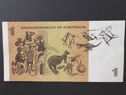 1966 $1 Australia Paper Banknote - Coombs Wilson - AAX  973910