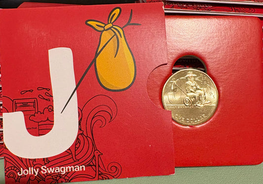 2021 $1 The Great Aussie Coin Hunt 2 - J for Jolly Swagman