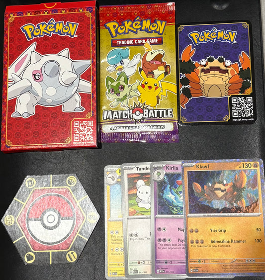 2023 Pokémon TCG - McDonalds Match & Battle Pack - Cetitan A - Unopened