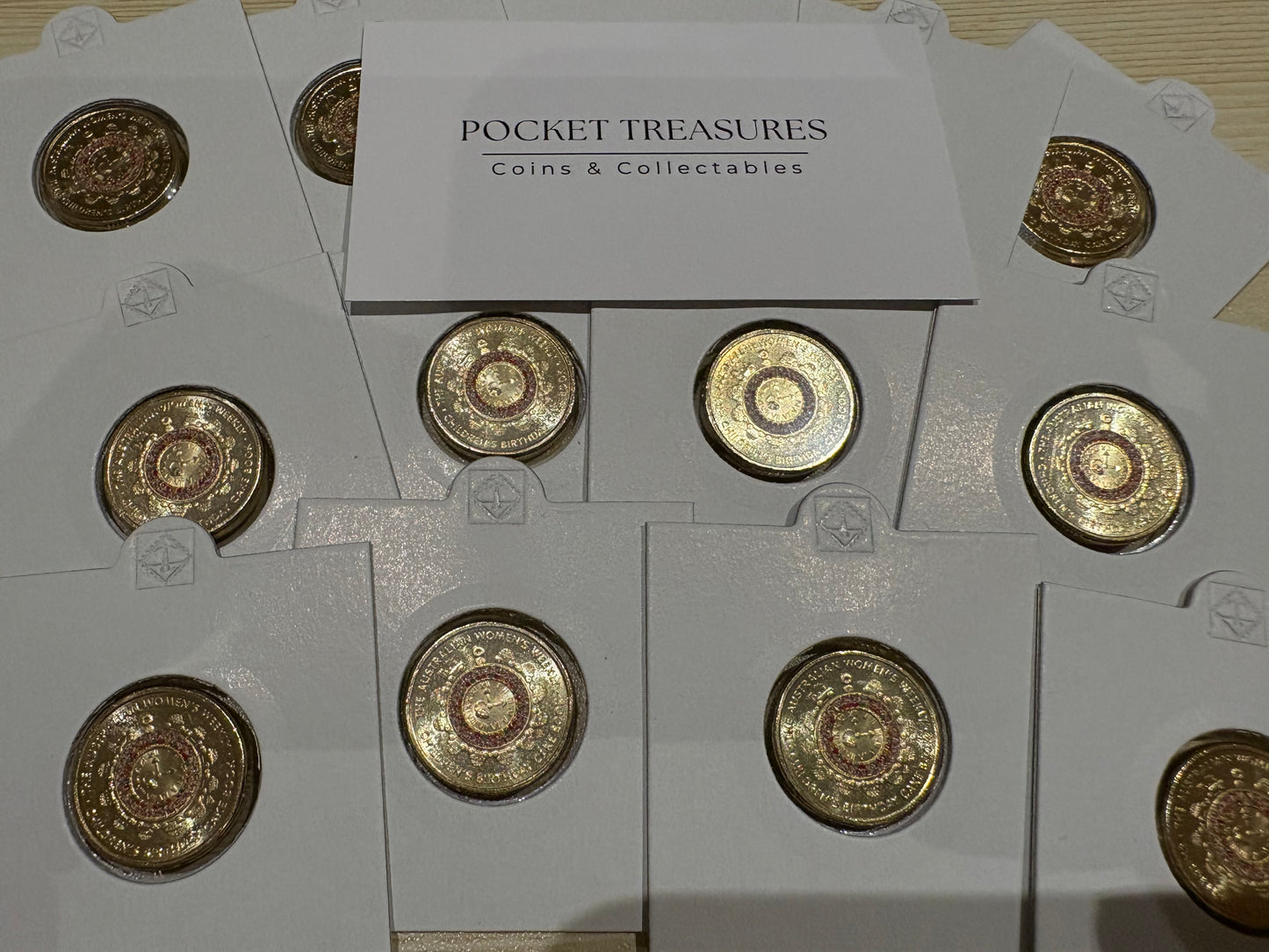 2025 $2 Women's Weekly Children's Cookbook Coloured Hickory Dickory Dock coin - Uncirculated