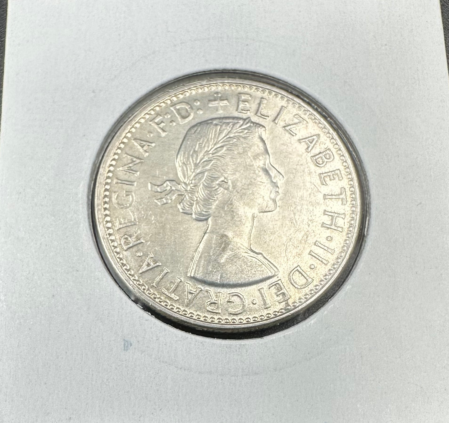 1962 Australian Queen Elizabeth II Florin Silver