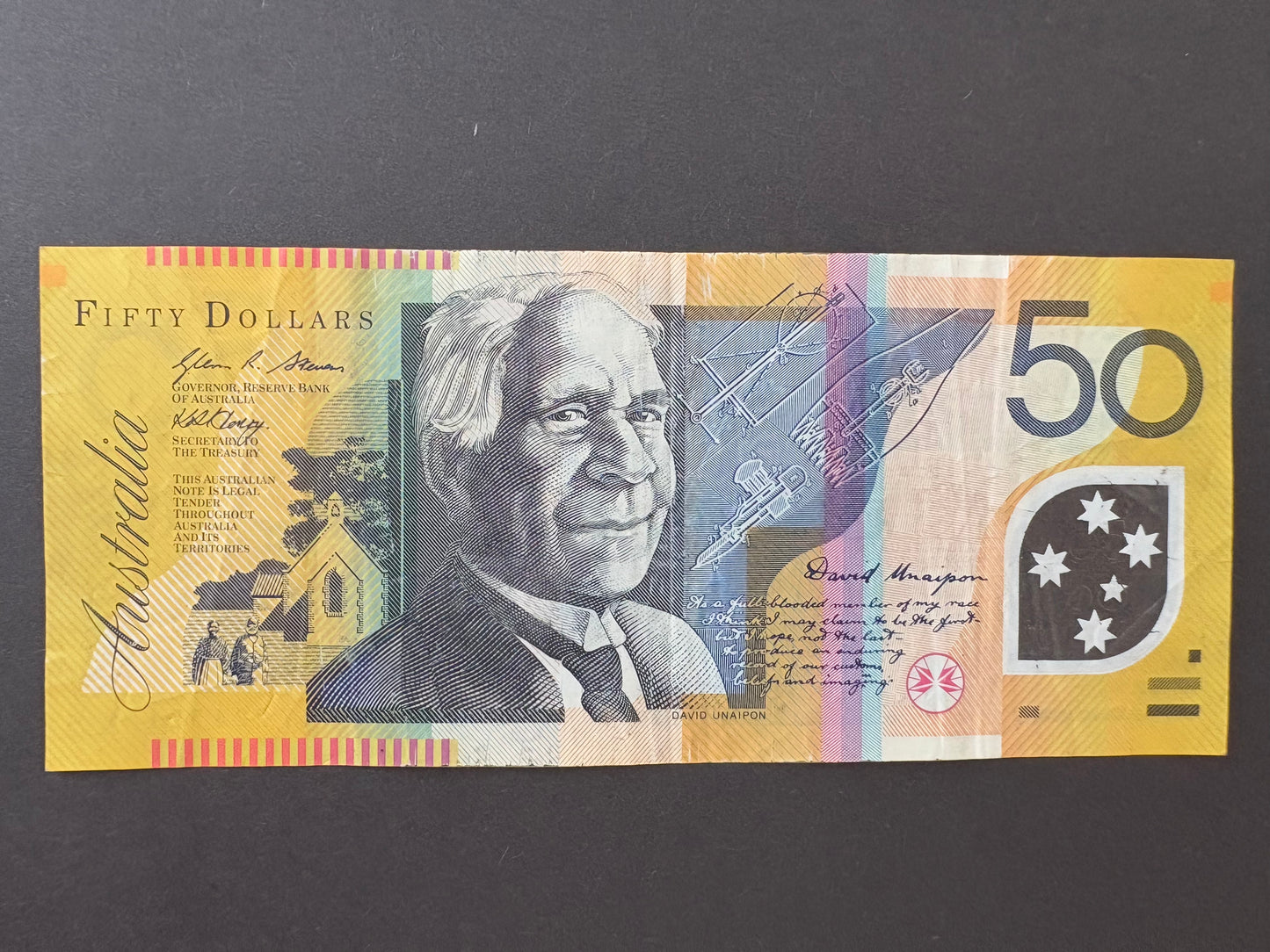 2007 $50 Polymer Note - First Prefix AA 07224721