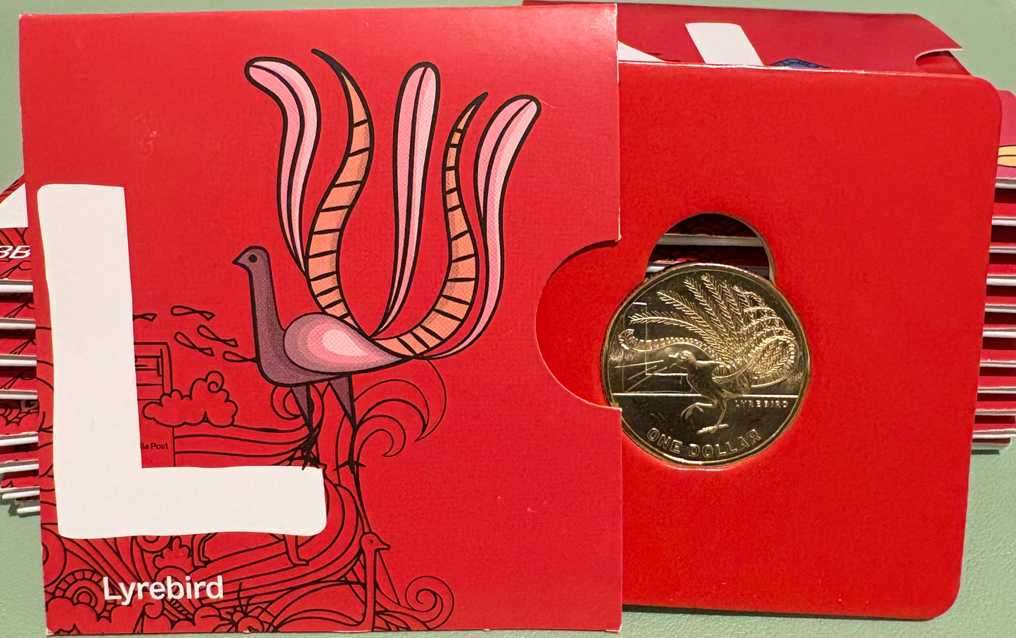 2021 $1 The Great Aussie Coin Hunt 2 - L for Lyrebird