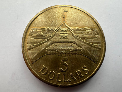 1988 $5 Opening of Parliament House - Commemorative coin