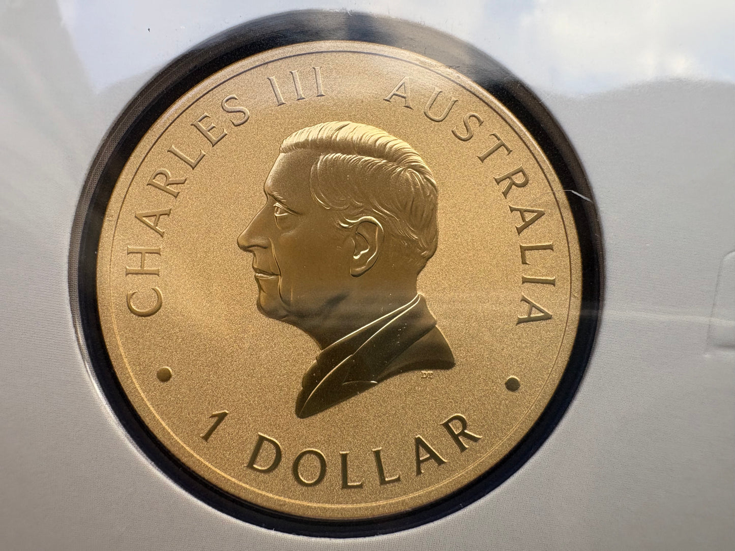 2025 $1 35th Anniversary of the Australian Kookaburra 1oz Silver Gold Plated Coin in Card Sydney Money Expo ANDA Special (Perth Mint)