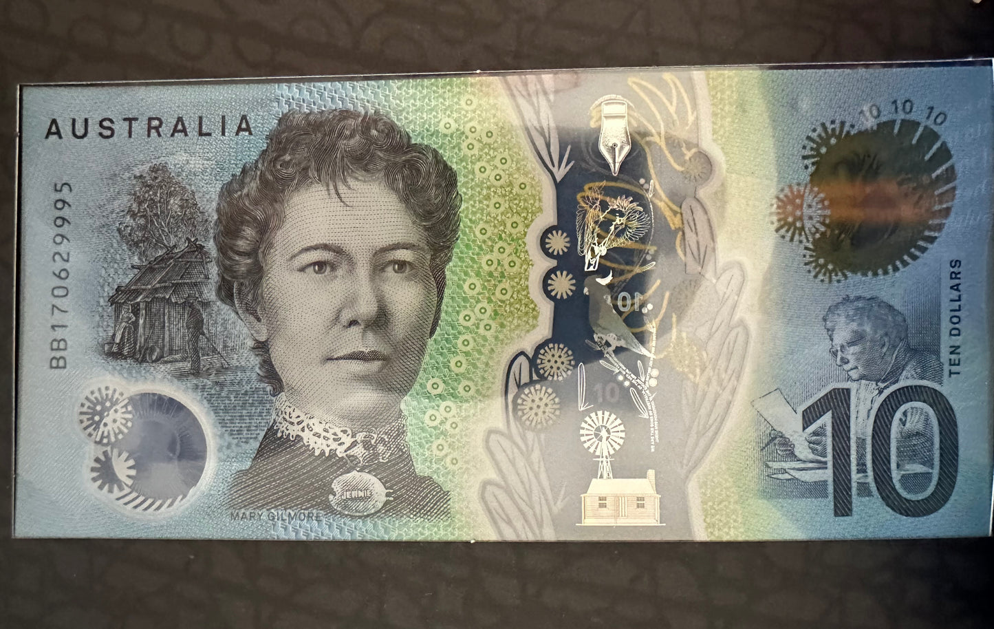 2017 Next Generation Australian $10 Banknote New Polymer Series in RBA Folder