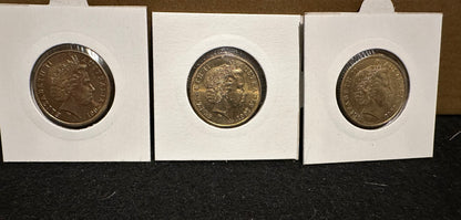 2001 Centenary of Federation AUSTRALIA - 50 cent & $1 dollar coins- CIRCULATED