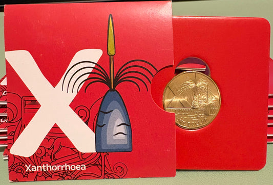 2021 $1 The Great Aussie Coin Hunt 2 - X for Xanthorrhoea