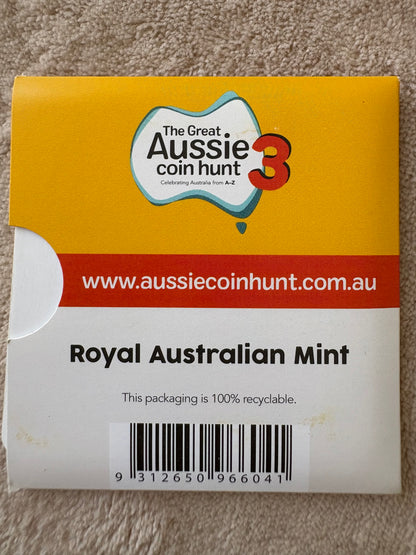2022 $1 The Great Aussie Coin Hunt 3 - T for Tasmanian Devil