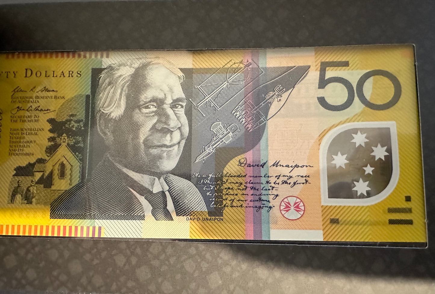 2016 & 2018 $50 Two Generations Banknote in Presentation Folder - Last Prefix