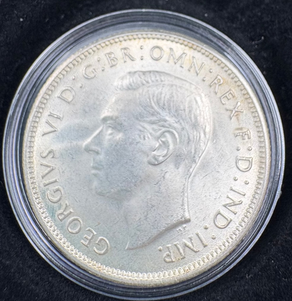 1940 Australian Florin - 92.5% Silver Pre-Decimal Coin