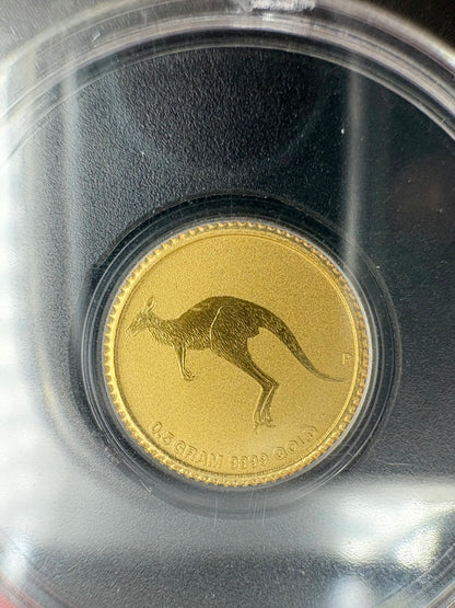 2011-2024 Collector Set of 14 Miniature Kangaroo Series 0.5 gram Gold $2 coin