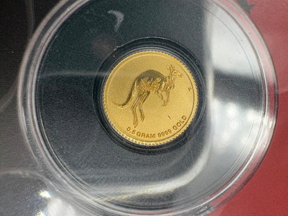 2011-2024 Collector Set of 14 Miniature Kangaroo Series 0.5 gram Gold $2 coin