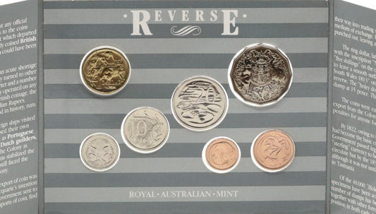 1987 Royal Australian Mint Uncirculated Seven Coin Year Set