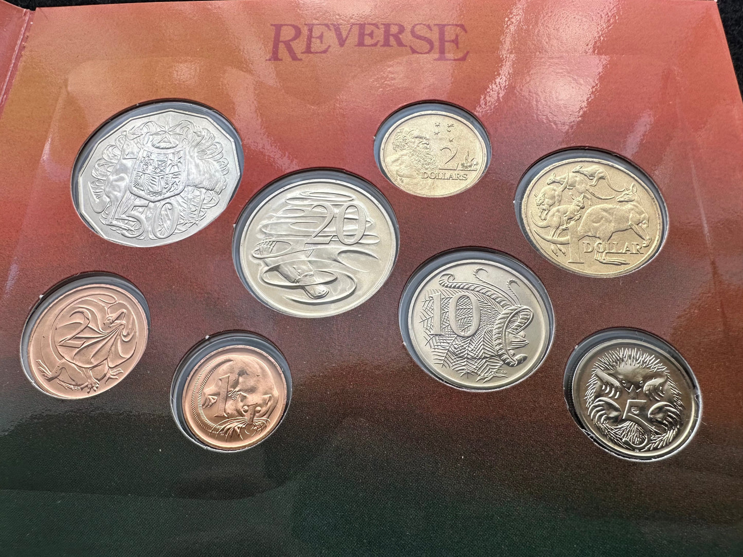 1989 Royal Australian Mint Uncirculated Eight Coin Year Set