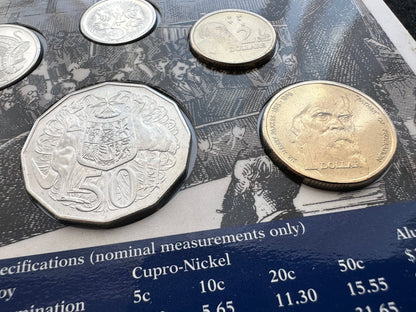1996 Royal Australian Mint Sir Henry Parkes Uncirculated Six Coin Year Set