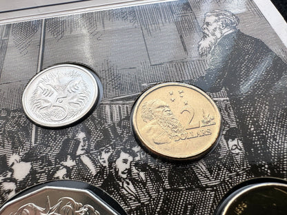 1996 Royal Australian Mint Sir Henry Parkes Uncirculated Six Coin Year Set
