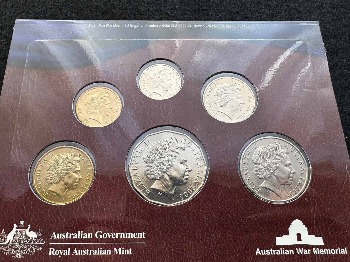 2005 Royal Australian Mint Coin Set Coming Home