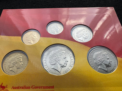 2007 Royal Australian Mint Coin Set Year of The Surf Lifesaver