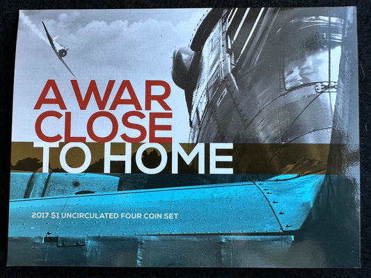 2017 $1 Uncirculated Four Coin Set, 'A War Close to Home