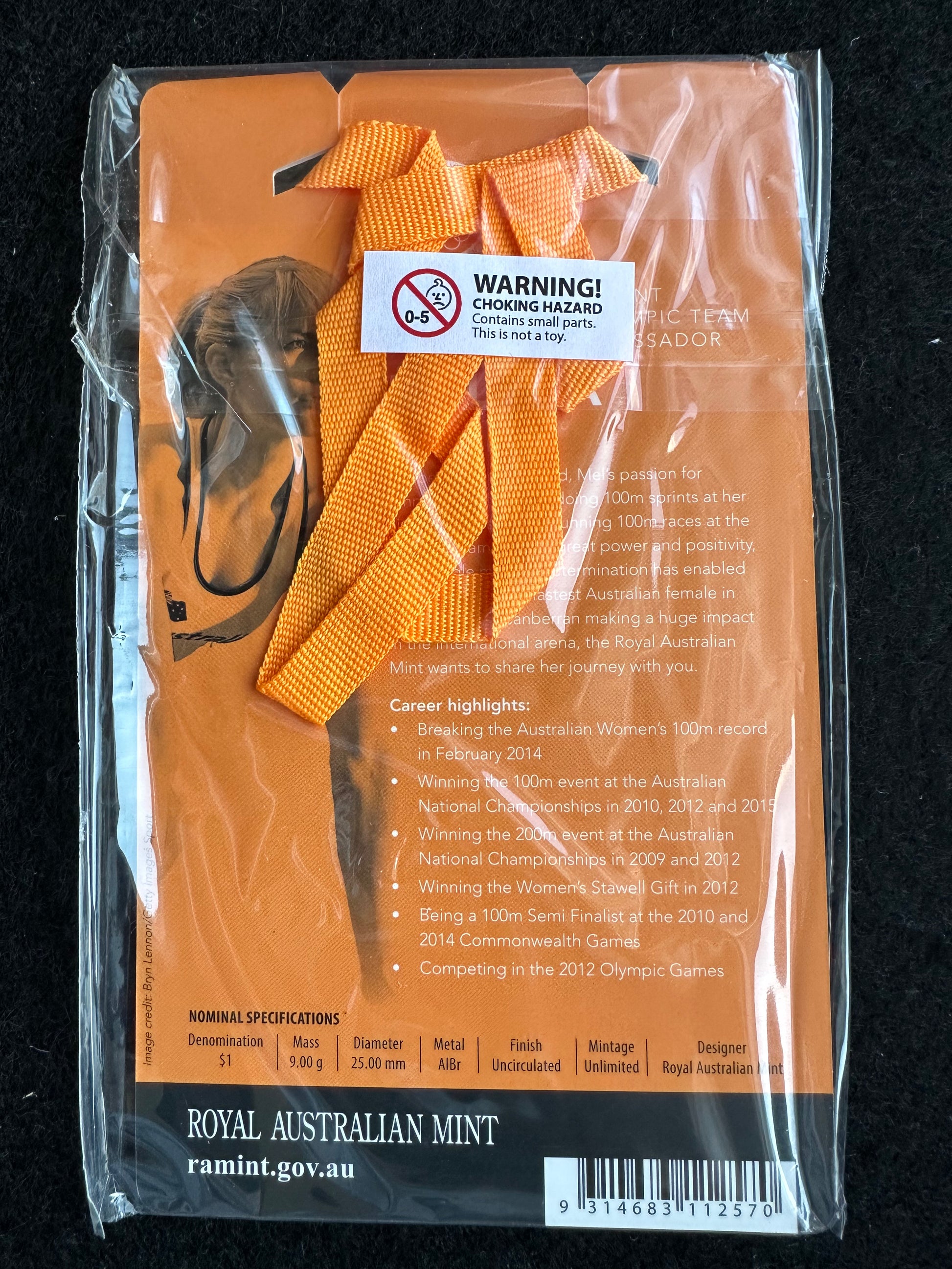 2016 1 Mob of Boxing Kangaroos Athletics Coloured Uncirculated Coin i