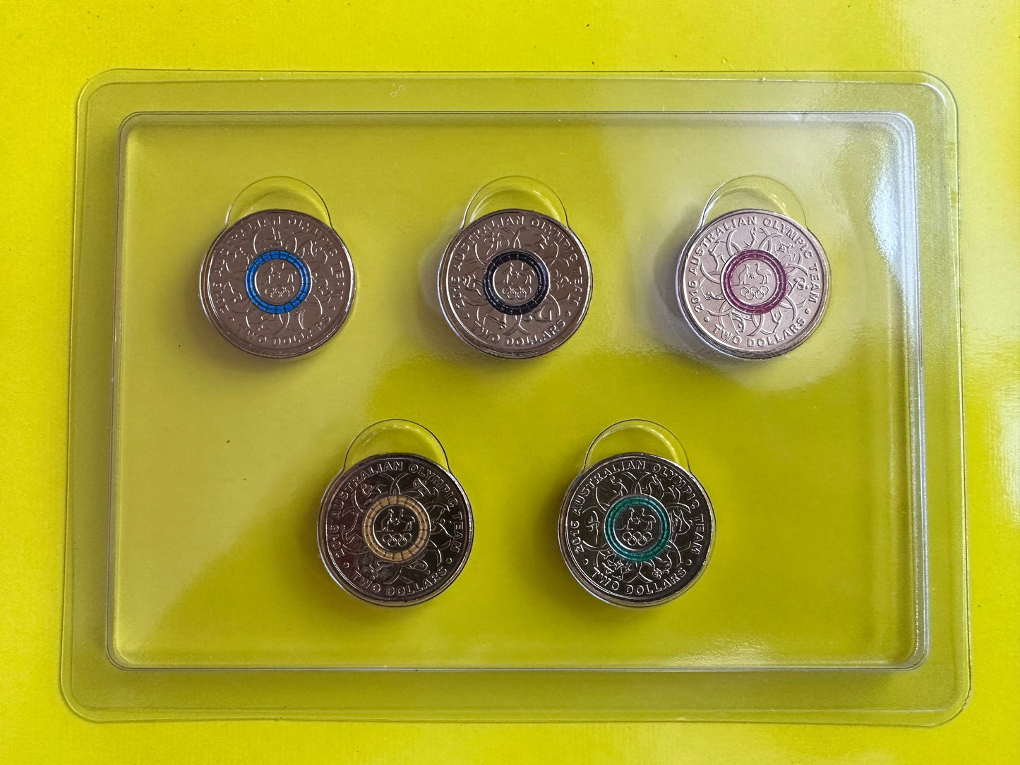 2016 Olympic Coin set Carded Coin