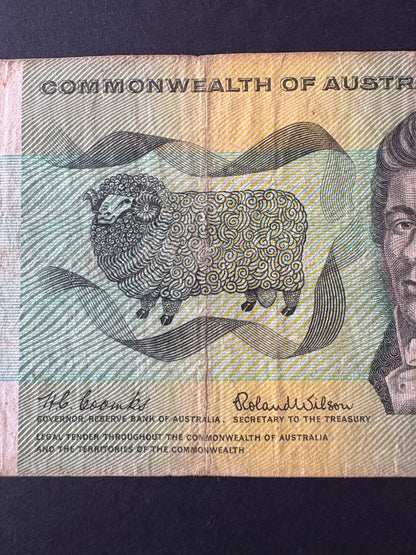 1966 $2 Australia Paper Banknote - Coombs Wilson FHS 781097