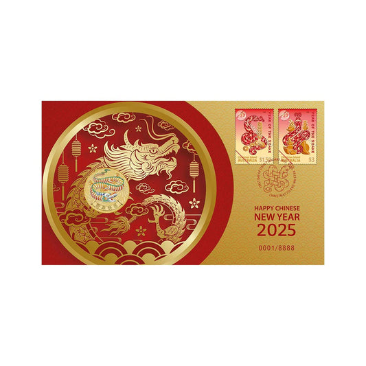 2025 Christmas Island Lunar New Year of the Snake PNC