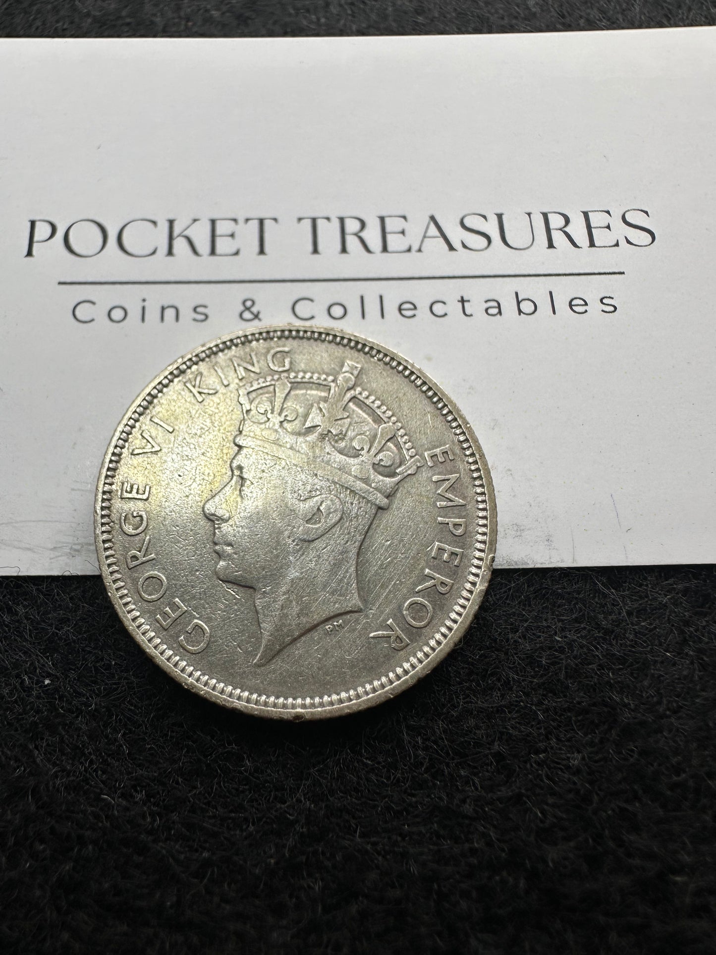 1937 Fiji Florin - KM# 10 - .50 Silver