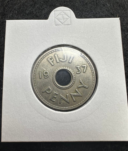 1937 Fiji Penny - KM# 7