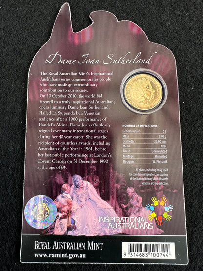 2011 $1 Inspirational Australians - Dame Joan Sutherland