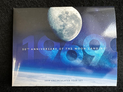 2019 Royal Australian Mint Moon Landing Uncirculated Six Coin Year