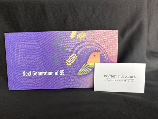 2016 $5 Stevens and Fraser Next Generation Banknote in Presentation Folder