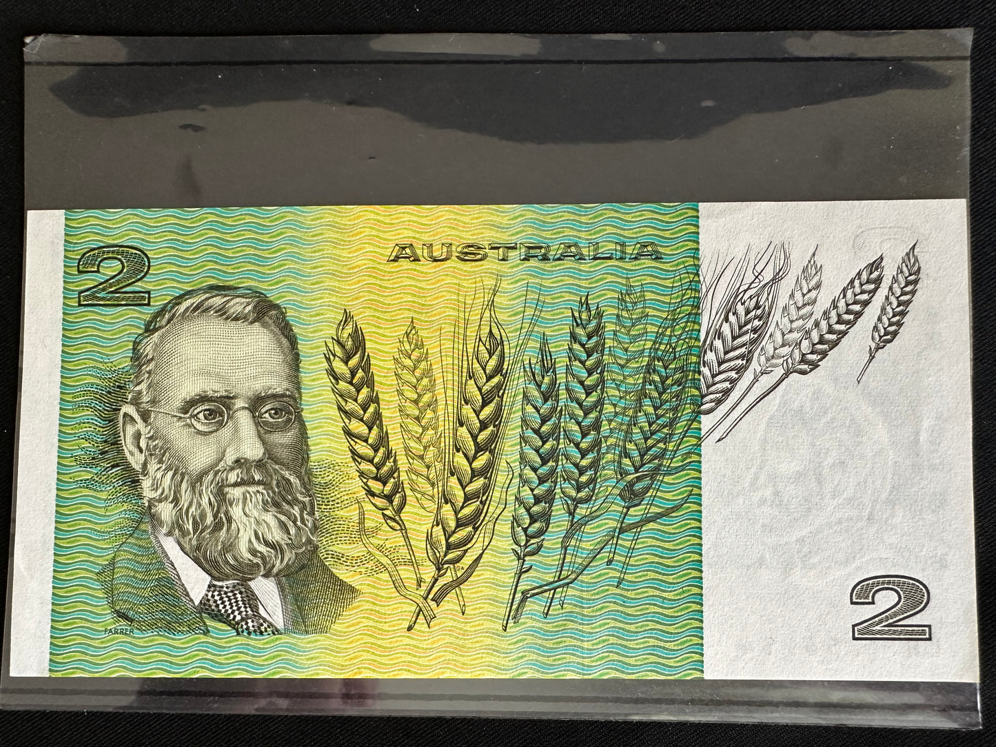 1985 $2 Uncirculated Australian Paper note - General Prefix - Johnston/Fraser