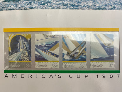 1987 America's Cup - Australia Post Office Stamp Pack