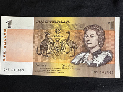 1982 $1 Uncirculated Australian Paper notes